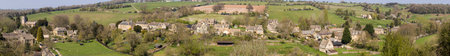 Cotswold Village of Naunton, Gloucestershire,UK. It is set in a deep valley in the area of oustanding natural beauty (AONB)の写真素材