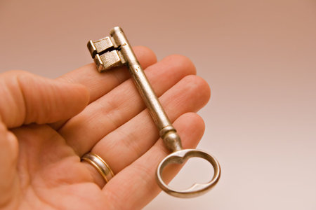 key in handの写真素材