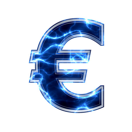 electric 3d signの写真素材