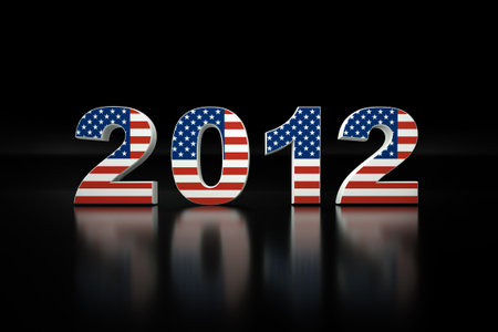 3d new year 2012の写真素材