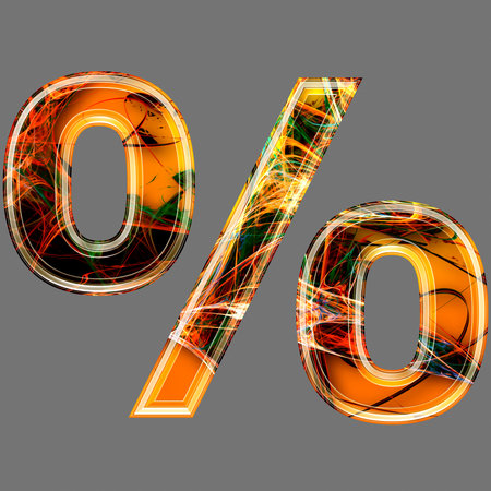 grunge 3d letterの写真素材