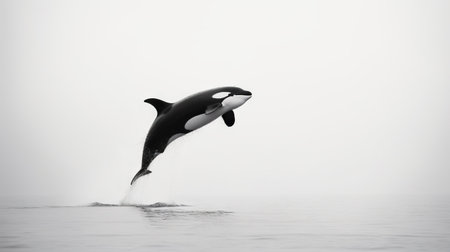 Orca - Killer whale - Genrative AI - AI generatedの素材
