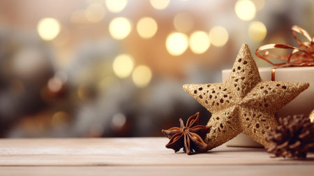 A star shaped ornaments from stringsの素材