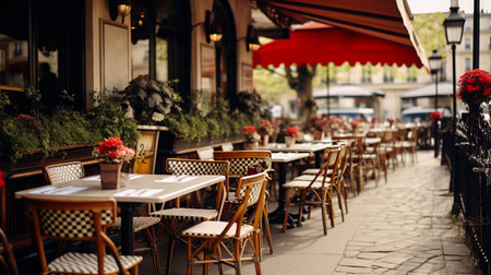 Parisian Sidewalk Cafe Ambianceの素材