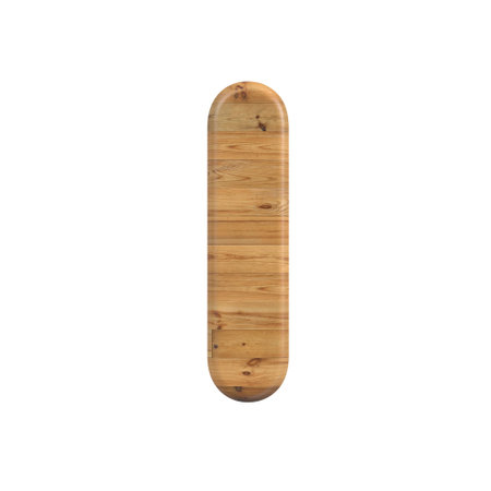 Wood letter L - Lowercase 3d pine font - Suitable for Decoration, nature or wood related subjectsの写真素材