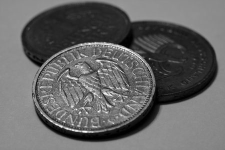 former money of the federal republic of germany markの写真素材