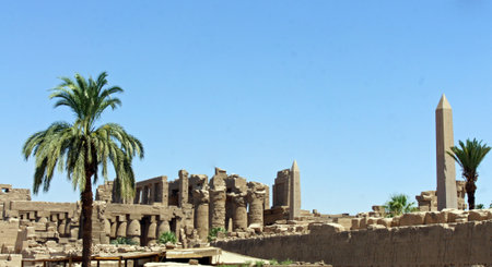 karnak templeの写真素材