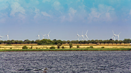 wind energy coulddo something good for all of usの写真素材