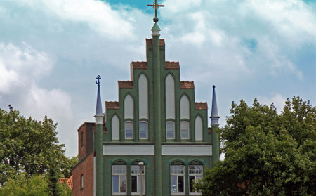 impressions from luebeck in northern germany in summer