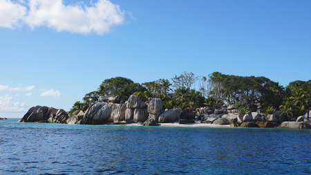 small beach at tropical paradise