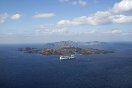 Santorini in Greeceの写真素材