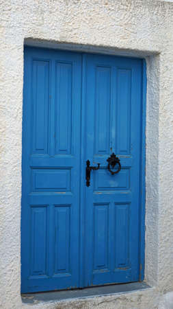 Santorini in autumnの写真素材