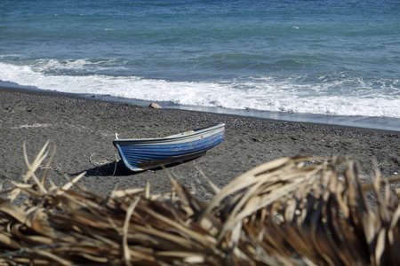 santorini in autumnの写真素材