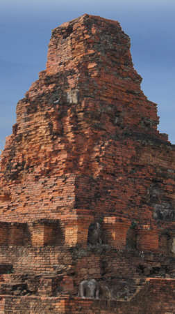 old architecture in bangkokの写真素材