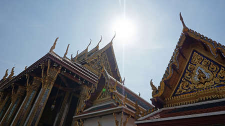 grand palace in bangkokの写真素材