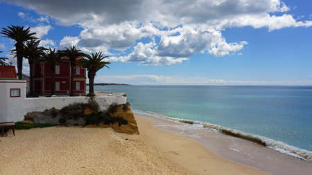 armacao de pera poente beach algarveの写真素材