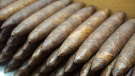 handmade cigars from a  plant in the dominican republic