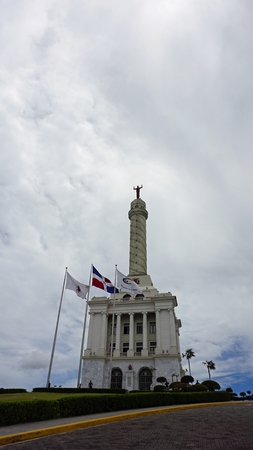 old monument in santigo in the domincan republicのeditorial素材