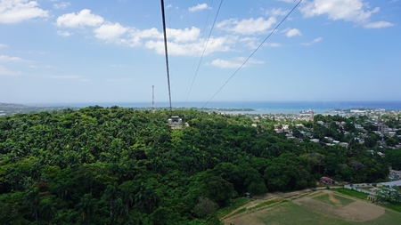 Coast of puerto plata from pico de isabel del torres