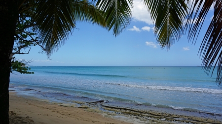 bonita beach on samana in the dominican republic