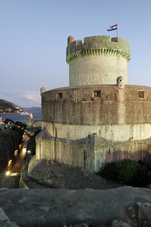 unesco world heritage site castle of dubrovnikのeditorial素材