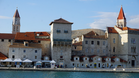 Trogir in croatiaの写真素材