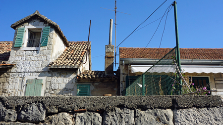 Residential building in split in Croatiaのeditorial素材