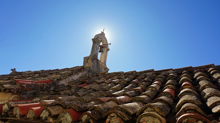 dubrovnik old town in autumnの写真素材