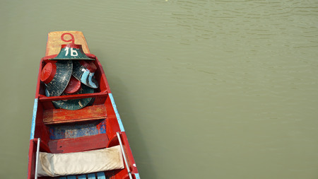 a traditional flaoting market in pattaya in thailandの写真素材