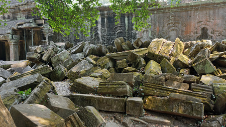 ancient temple complex of ankgor wat in cambodia