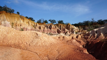 Hells Kitchen Canyon of Marafa in Keynaの写真素材