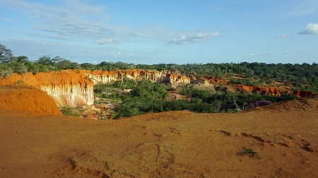 Hells Kitchen Canyon of Marafa in Keynaの写真素材