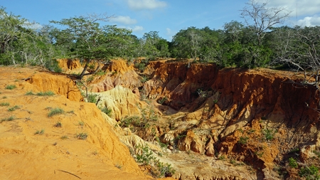 Hells Kitchen Canyon of Marafa in Keynaの写真素材