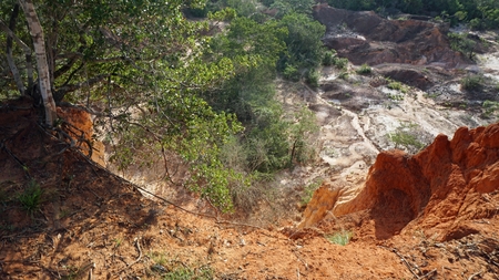 Hells Kitchen Canyon of Marafa in Keynaの写真素材