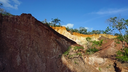 Hells Kitchen Canyon of Marafa in Keynaの写真素材