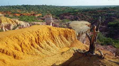 Hells Kitchen Canyon of Marafa in Keynaの写真素材
