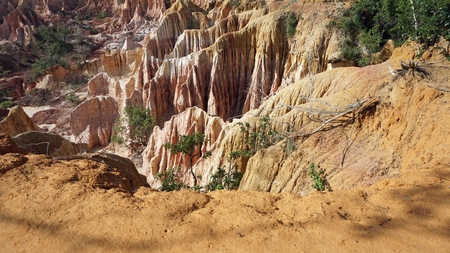 Hells Kitchen Canyon of Marafa in Keynaの写真素材