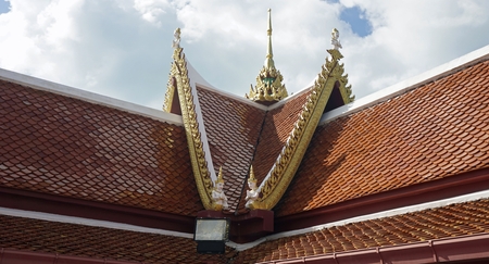 famous big buddha statue landmark in thailandの写真素材