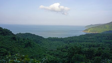 hai van pass between da nang and hue in vietnam