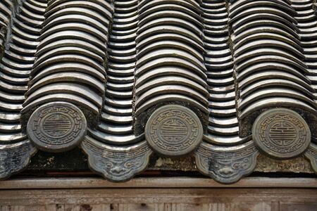 ancient temple village of hue in vietnamの写真素材