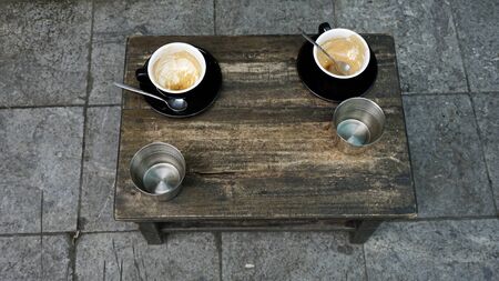 fresh vietnamese typical tasty and traditional coffeeの写真素材