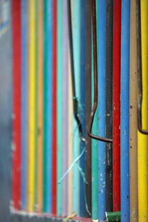 architecture details in the city of singaporeの写真素材