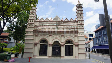 architecture details in the city of singaporeのeditorial素材