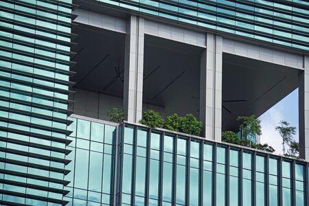 huge new office buildings in singapores city center