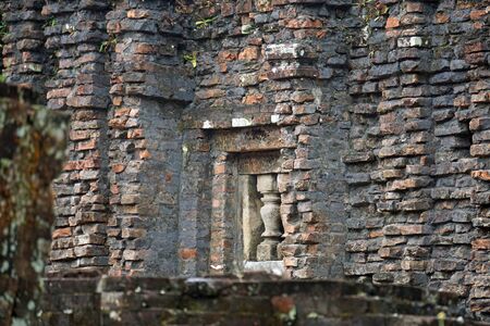 my son temple complex near hoi an in vietnamの写真素材