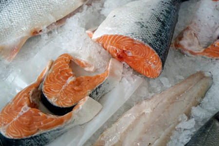 fresh fish from the traditional market in funchal, madeiraの写真素材