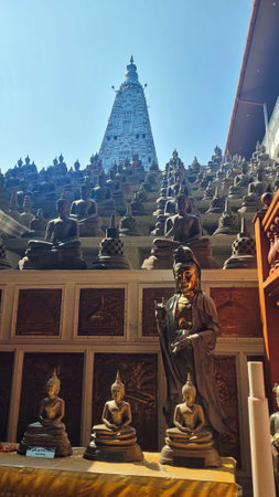 Scenic Buddhist Temple in Colombo, Sri Lanka