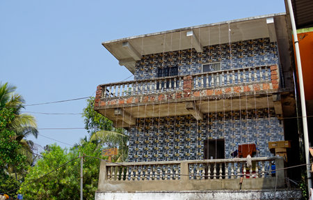 rental houses in arambol goa indiaの写真素材
