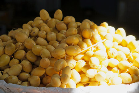 Tasty ripe dates at Bedouine market in El Quseir