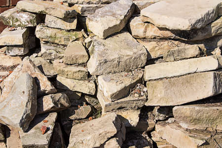 Texture of broken stones - photo of stonesの写真素材